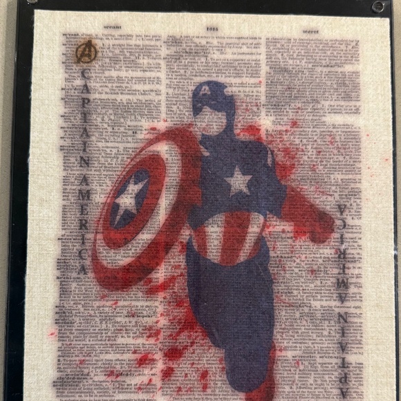 Captain America Marvel Wall Hanging Art - Picture 11 of 12